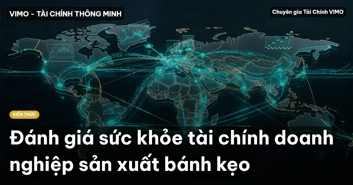 Đánh giá sức khỏe tài chính doanh nghiệp sản xuất bánh kẹo