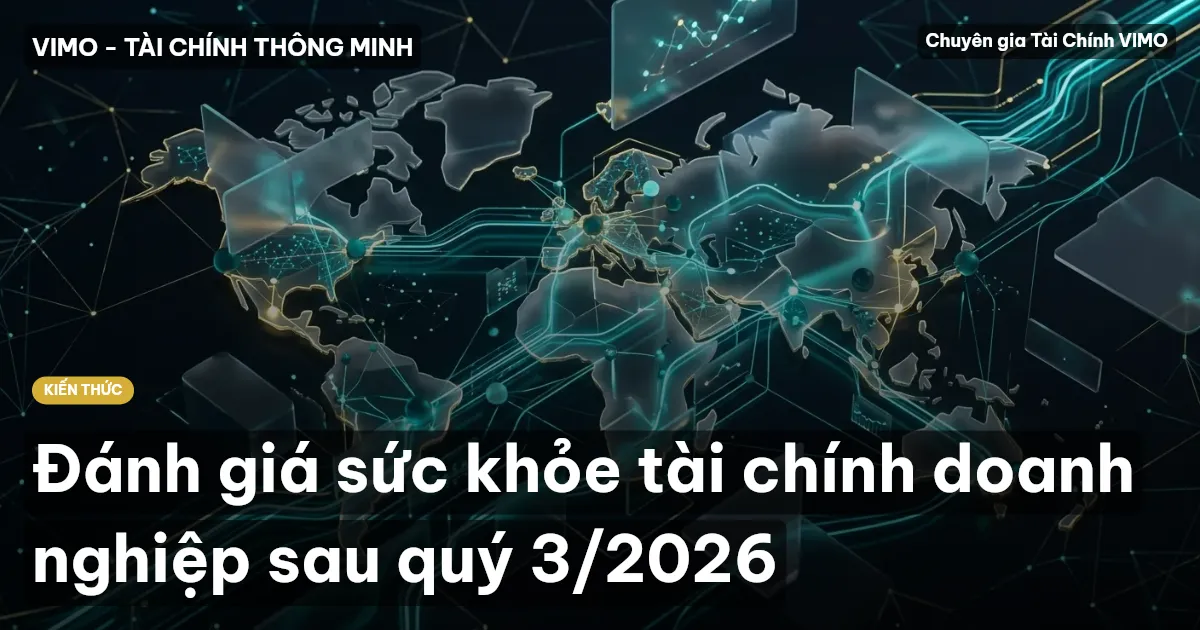 Đánh giá sức khỏe tài chính doanh nghiệp sau quý 3/2026