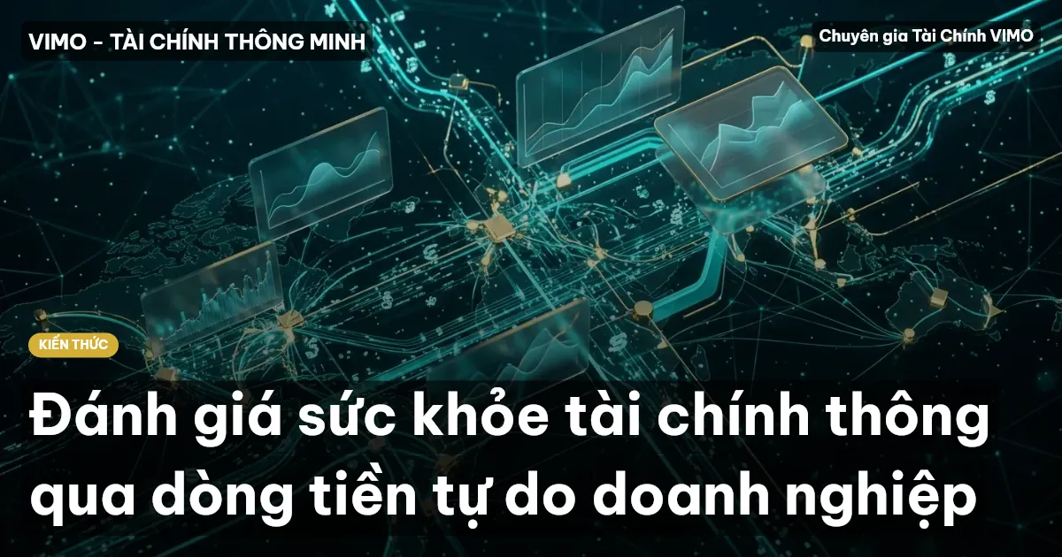 Đánh giá sức khỏe tài chính thông qua dòng tiền tự do doanh nghiệp