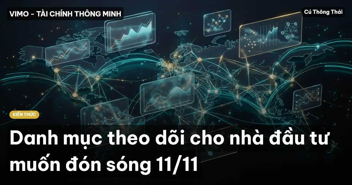 Danh mục theo dõi cho nhà đầu tư muốn đón sóng 11/11