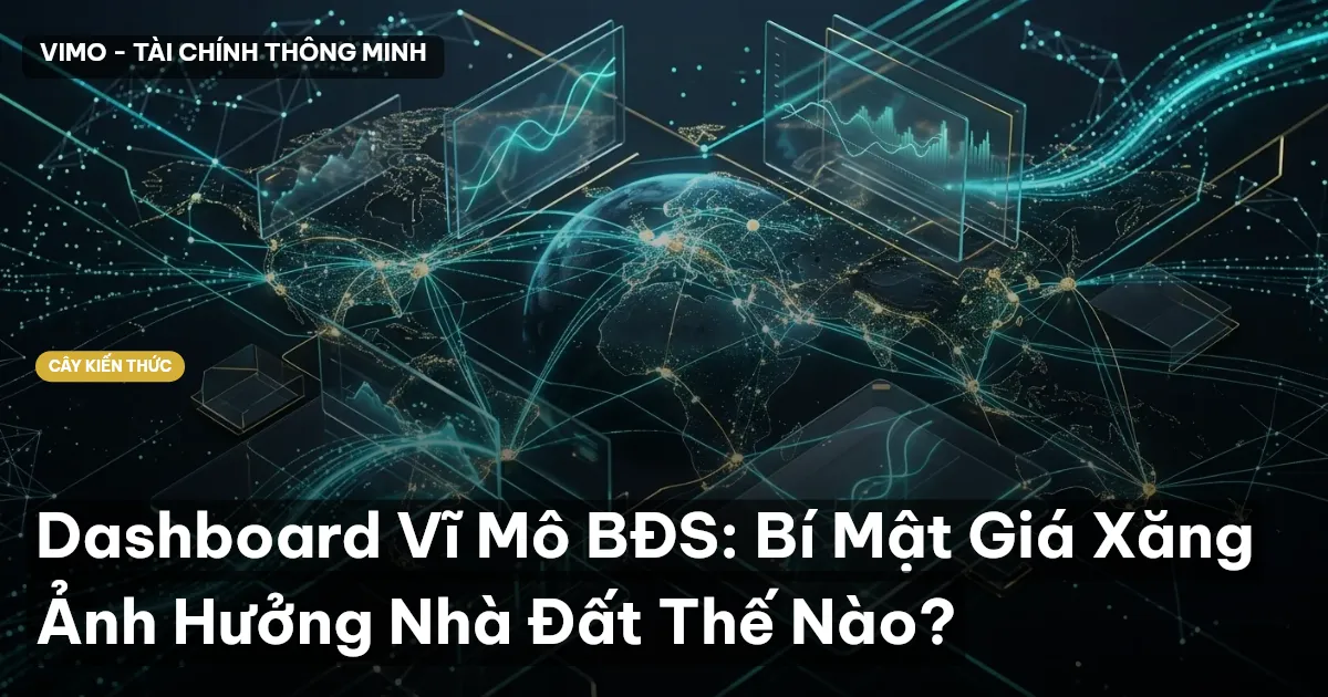 Dashboard Vĩ Mô BĐS: Bí Mật Giá Xăng Ảnh Hưởng Nhà Đất Thế Nào?