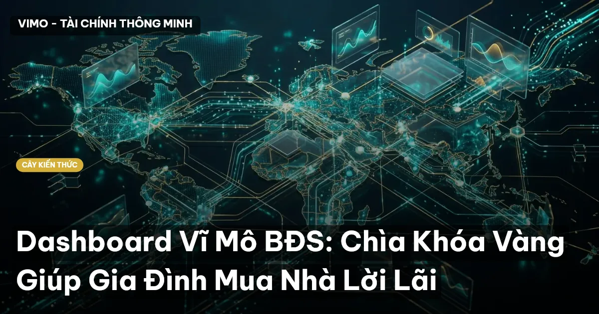 Dashboard Vĩ Mô BĐS: Chìa Khóa Vàng Giúp Gia Đình Mua Nhà Lời Lãi
