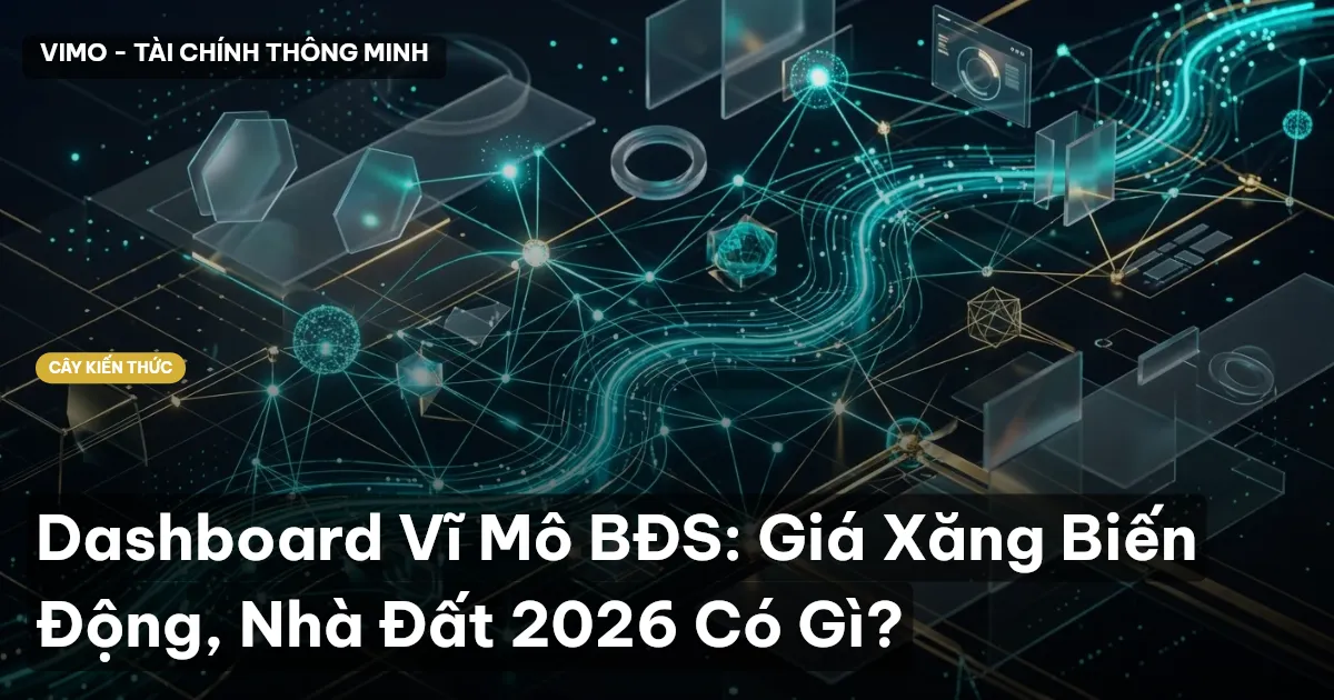 Dashboard Vĩ Mô BĐS: Giá Xăng Biến Động, Nhà Đất 2026 Có Gì?