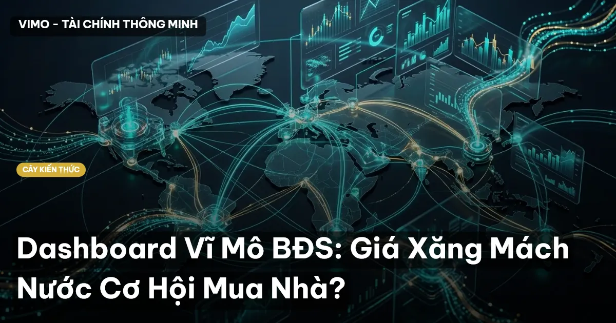 Dashboard Vĩ Mô BĐS: Giá Xăng Mách Nước Cơ Hội Mua Nhà?