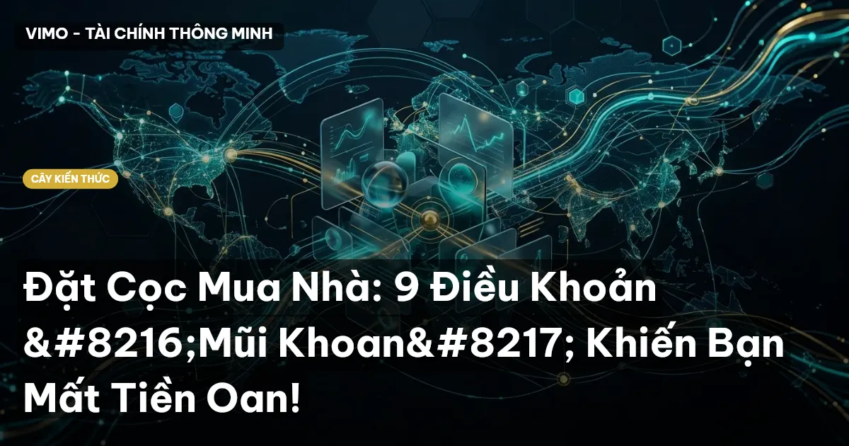 Đặt Cọc Mua Nhà: 9 Điều Khoản ‘Mũi Khoan’ Khiến Bạn Mất Tiền Oan!