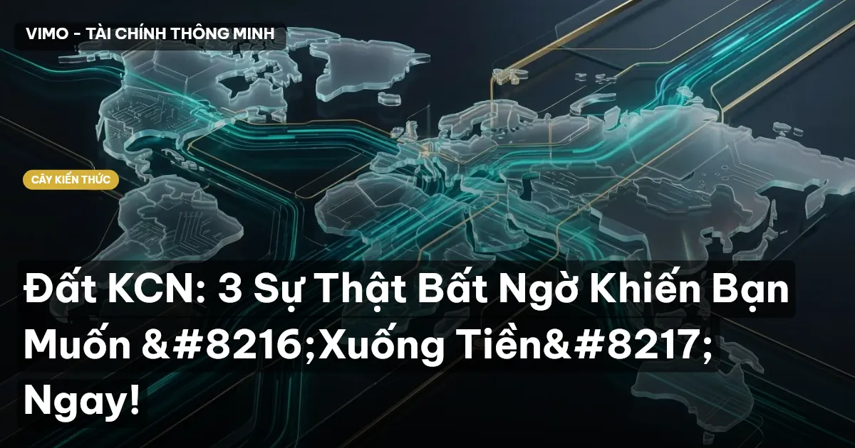 Đất KCN: 3 Sự Thật Bất Ngờ Khiến Bạn Muốn ‘Xuống Tiền’ Ngay!