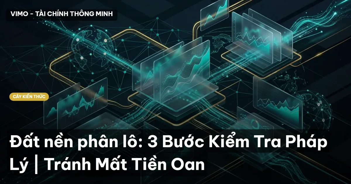 Đất nền phân lô: 3 Bước Kiểm Tra Pháp Lý | Tránh Mất Tiền Oan