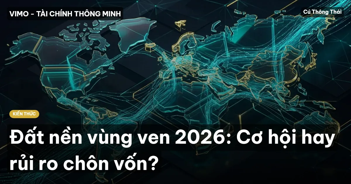 Đất nền vùng ven 2026: Cơ hội hay rủi ro chôn vốn?