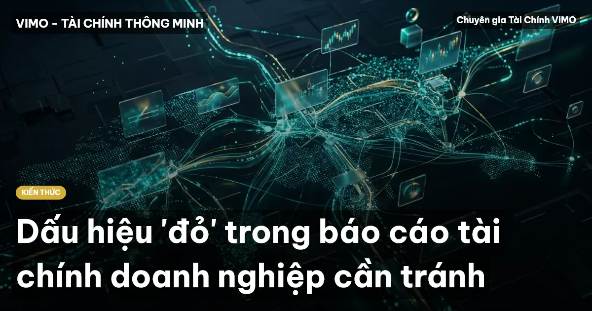 Dấu hiệu 'đỏ' trong báo cáo tài chính doanh nghiệp cần tránh