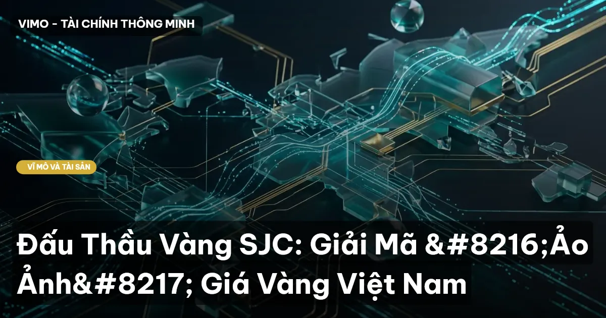 Đấu Thầu Vàng SJC: Giải Mã ‘Ảo Ảnh’ Giá Vàng Việt Nam