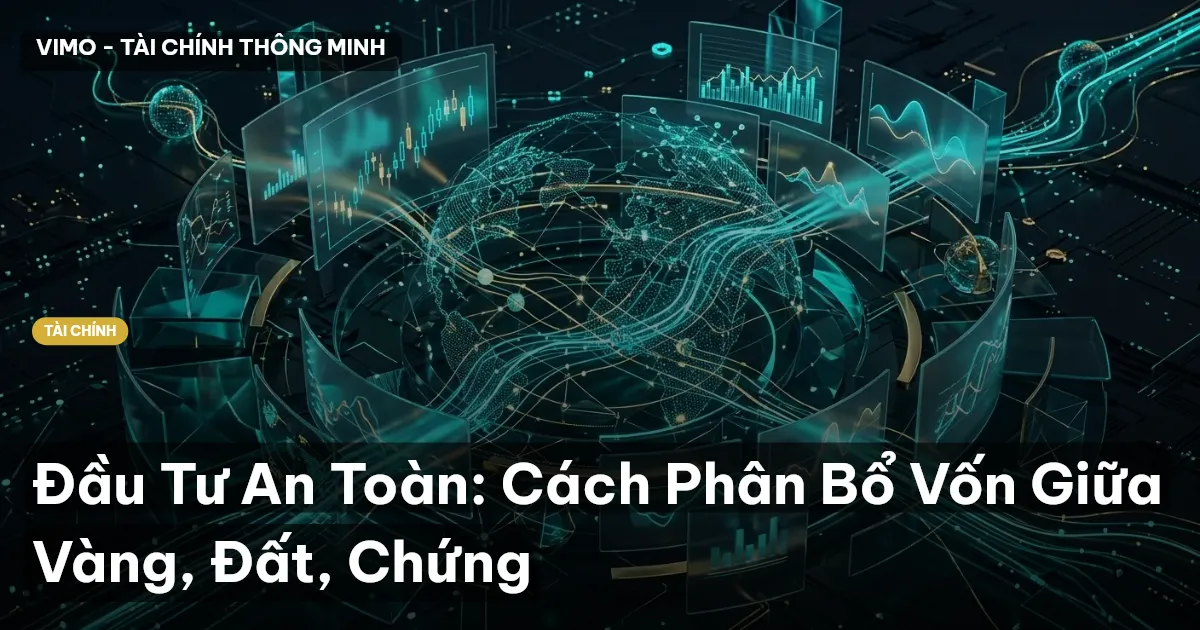 Đầu Tư An Toàn: Cách Phân Bổ Vốn Giữa Vàng, Đất, Chứng