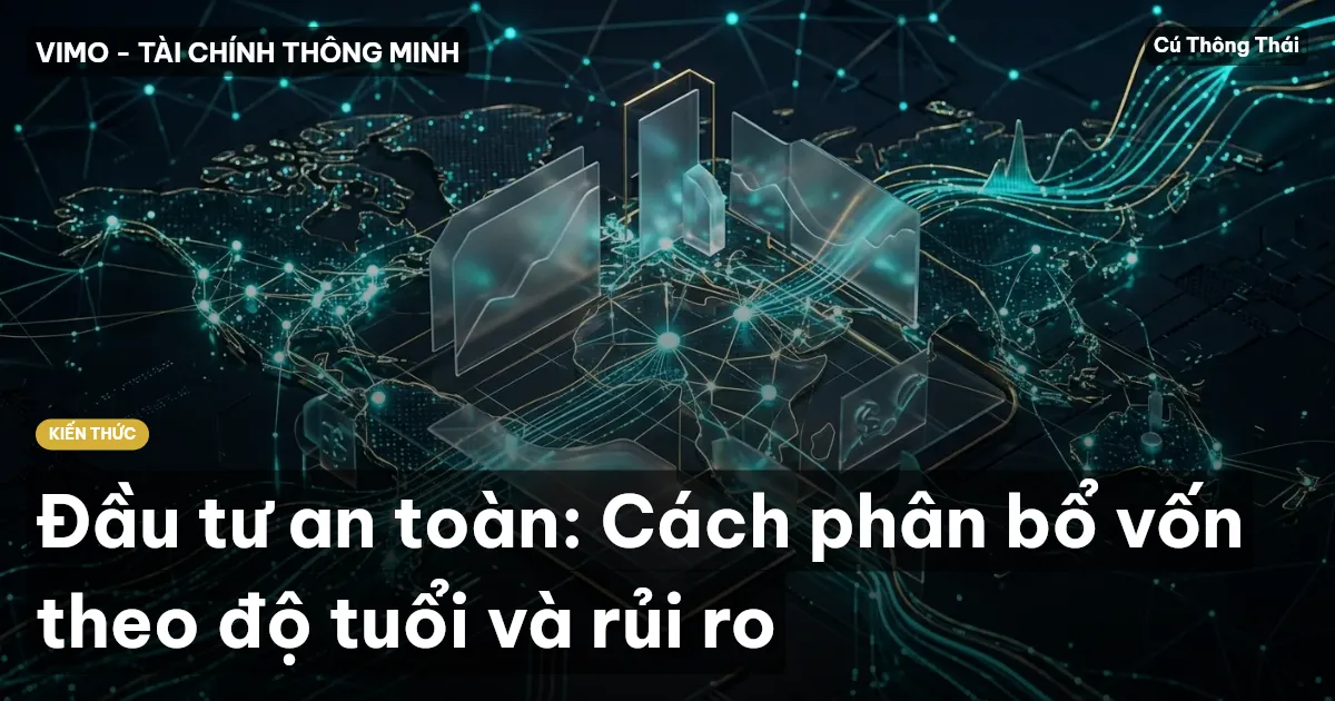 Đầu tư an toàn: Cách phân bổ vốn theo độ tuổi và rủi ro
