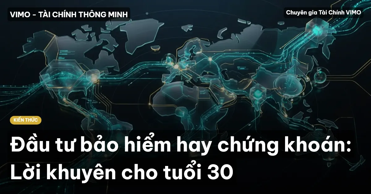Đầu tư bảo hiểm hay chứng khoán: Lời khuyên cho tuổi 30