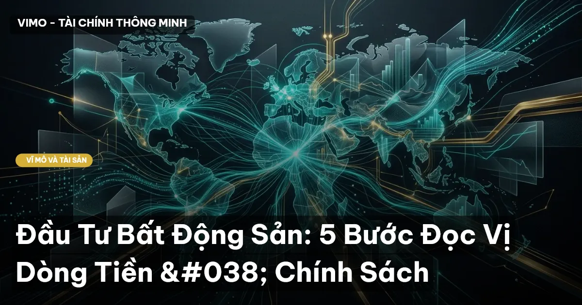 Đầu Tư Bất Động Sản: 5 Bước Đọc Vị Dòng Tiền & Chính Sách