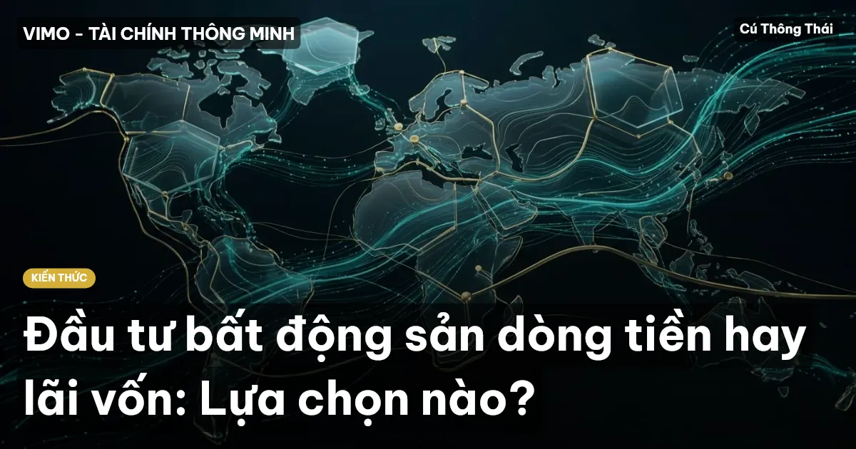 Đầu tư bất động sản dòng tiền hay lãi vốn: Lựa chọn nào?