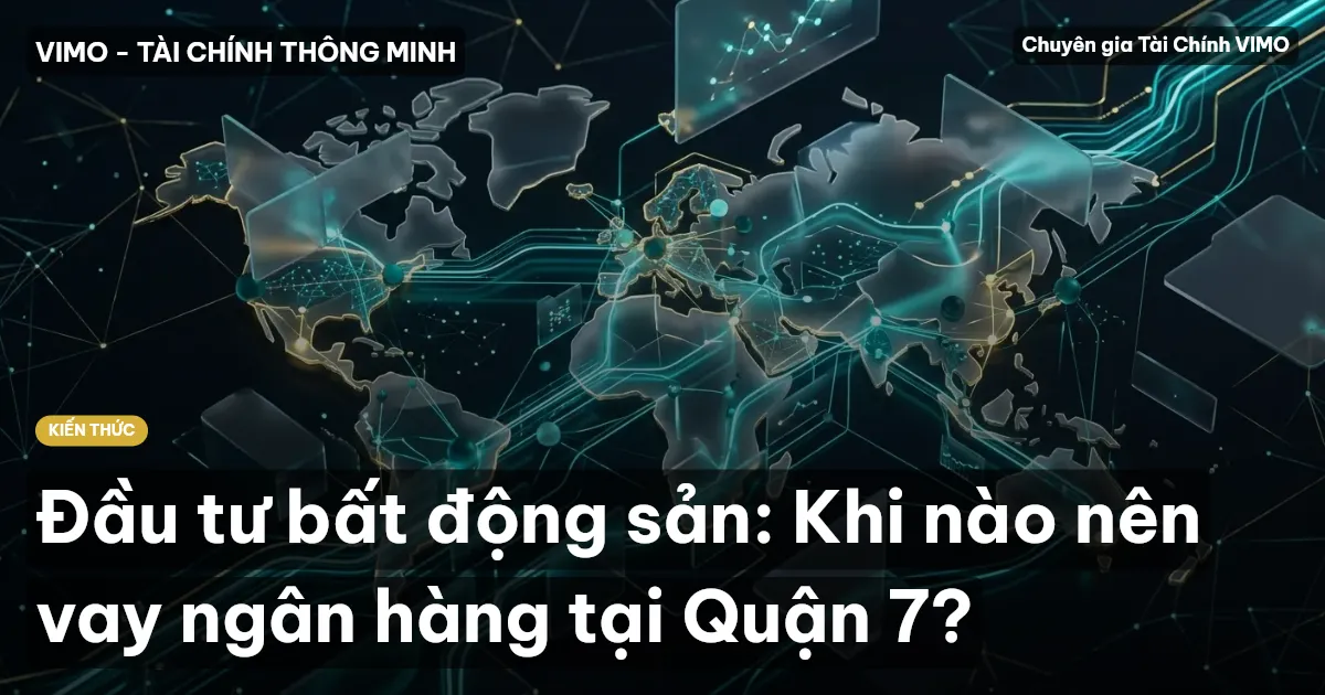 Đầu tư bất động sản: Khi nào nên vay ngân hàng tại Quận 7?