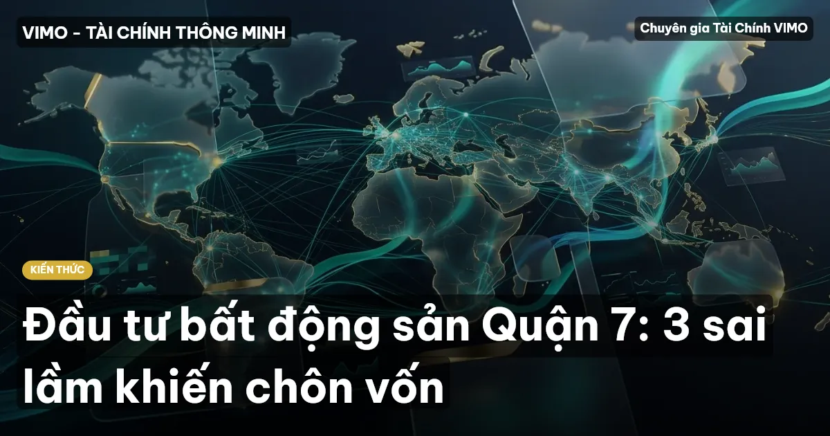 Đầu tư bất động sản Quận 7: 3 sai lầm khiến chôn vốn