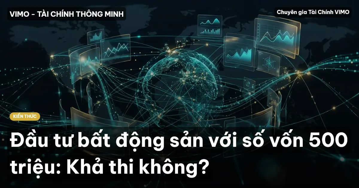 Đầu tư bất động sản với số vốn 500 triệu: Khả thi không?