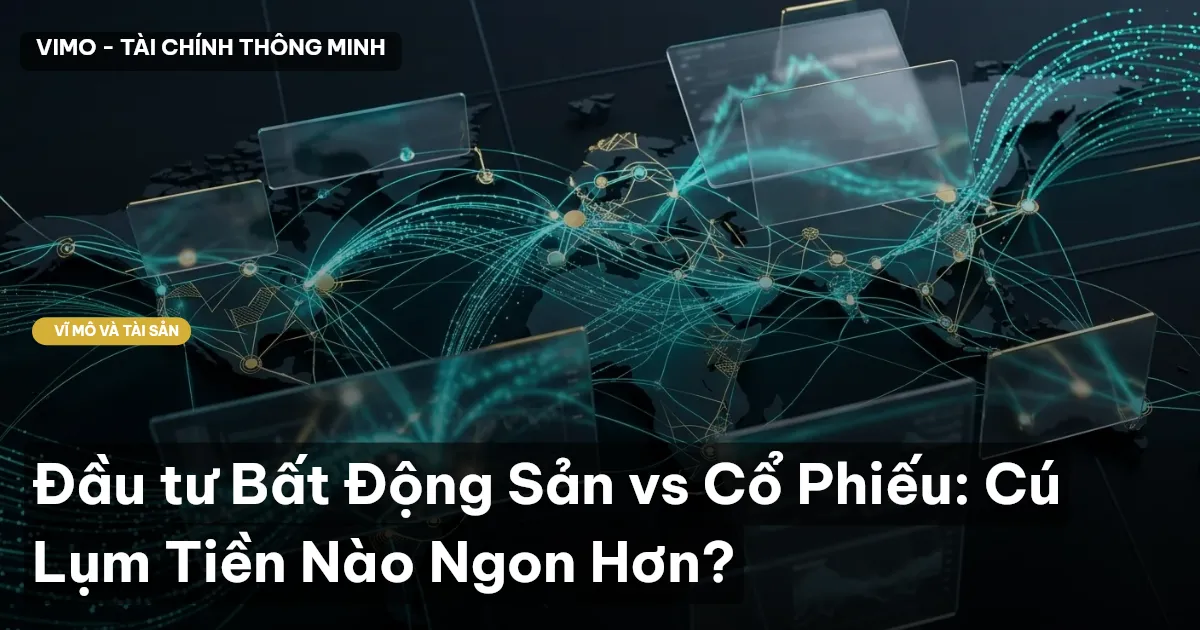 Đầu tư Bất Động Sản vs Cổ Phiếu: Cú Lụm Tiền Nào Ngon Hơn?