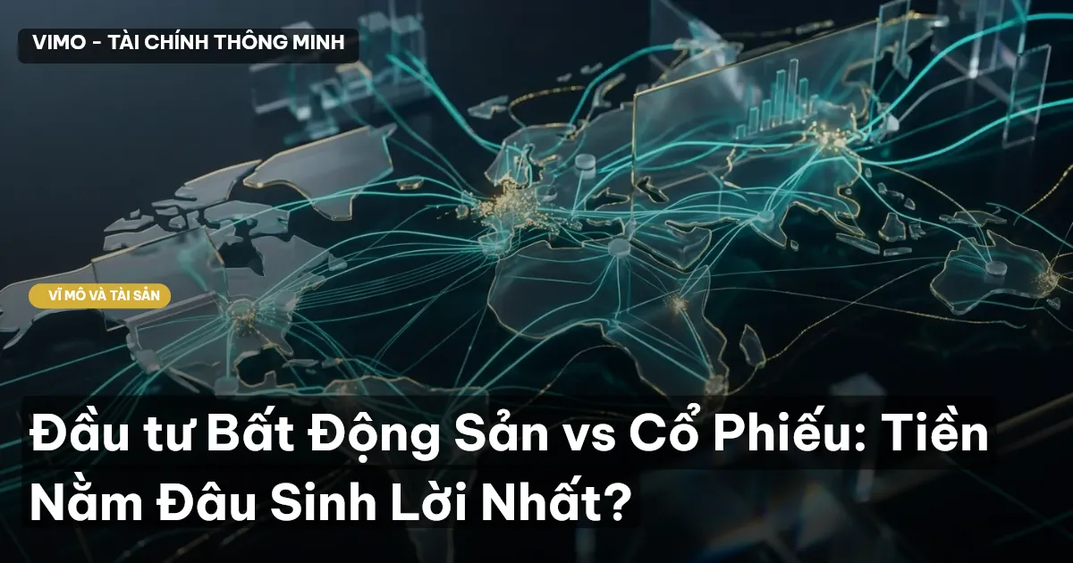 Đầu tư Bất Động Sản vs Cổ Phiếu: Tiền Nằm Đâu Sinh Lời Nhất?