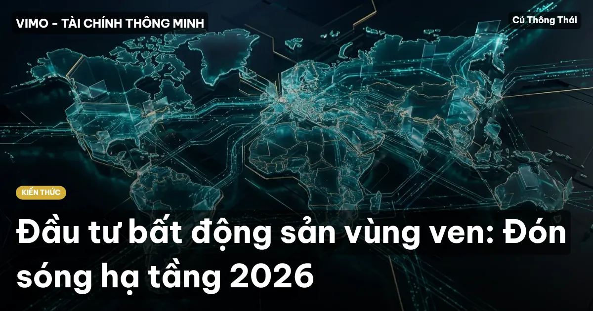 Đầu tư bất động sản vùng ven: Đón sóng hạ tầng 2026