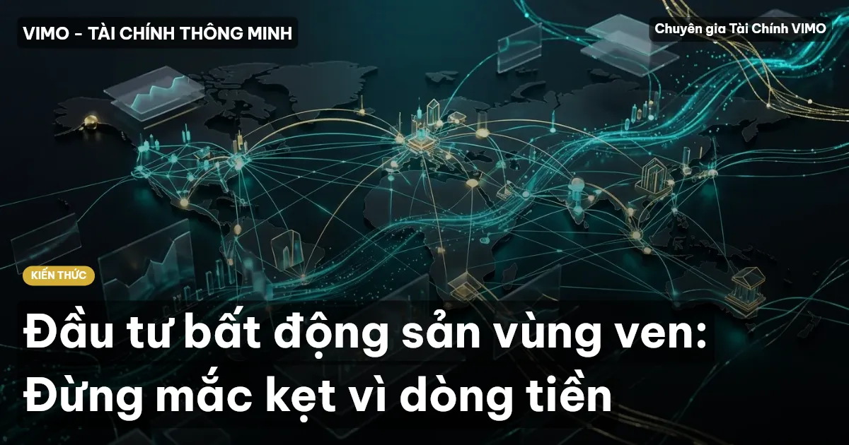 Đầu tư bất động sản vùng ven: Đừng mắc kẹt vì dòng tiền