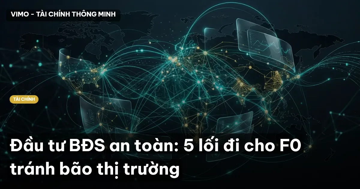 Đầu tư BĐS an toàn: 5 lối đi cho F0 tránh bão thị trường