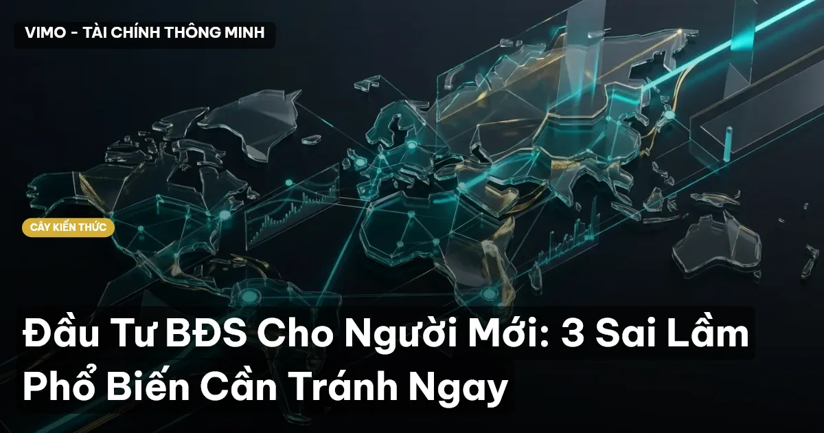 Đầu Tư BĐS Cho Người Mới: 3 Sai Lầm Phổ Biến Cần Tránh Ngay