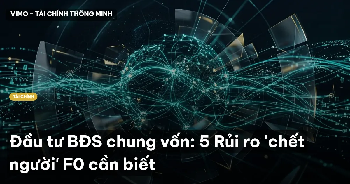 Đầu tư BĐS chung vốn: 5 Rủi ro 'chết người' F0 cần biết