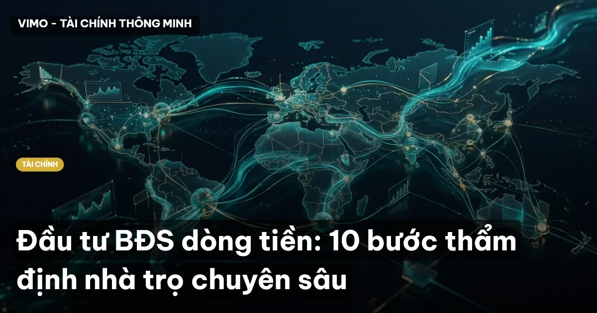 Đầu tư BĐS dòng tiền: 10 bước thẩm định nhà trọ chuyên sâu