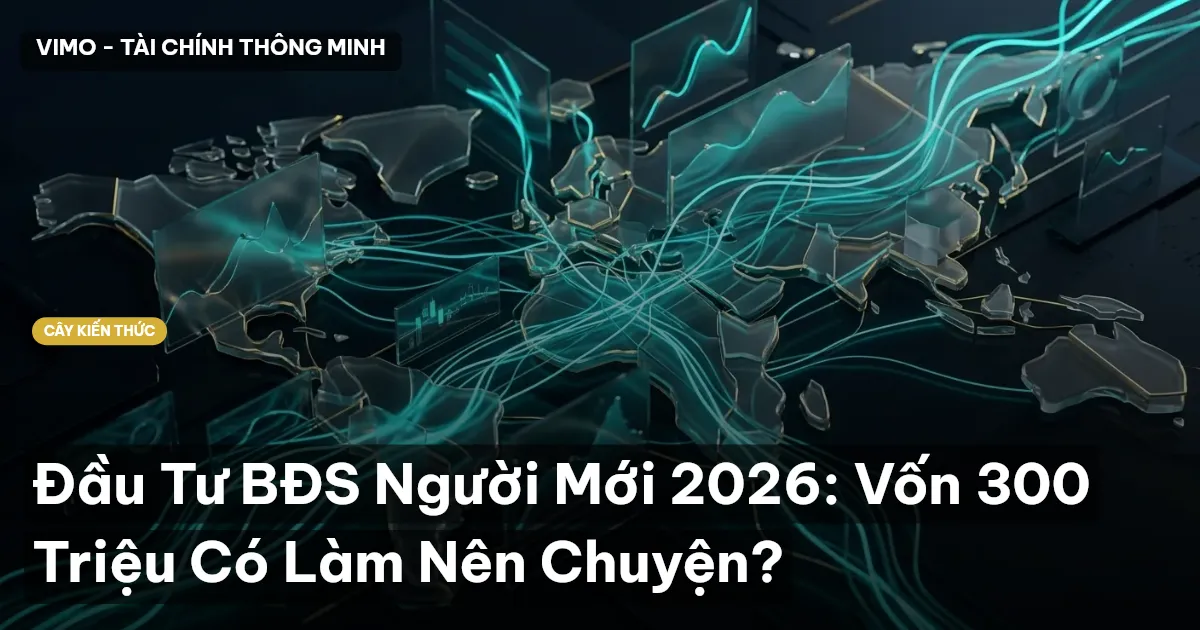 Đầu Tư BĐS Người Mới 2026: Vốn 300 Triệu Có Làm Nên Chuyện?