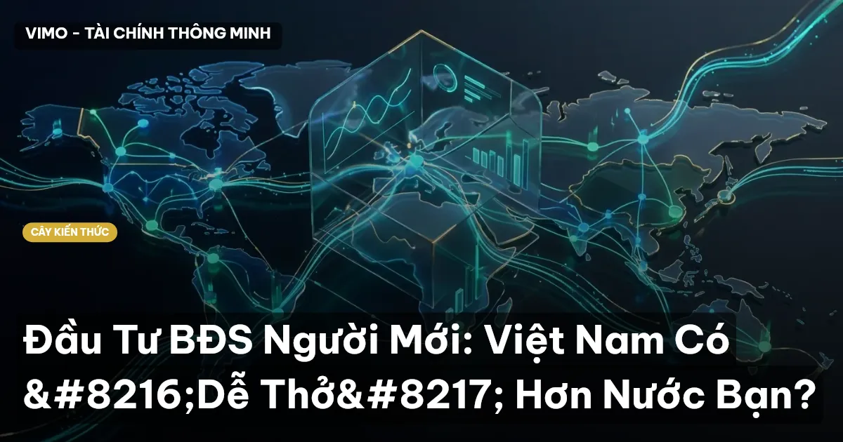 Đầu Tư BĐS Người Mới: Việt Nam Có ‘Dễ Thở’ Hơn Nước Bạn?