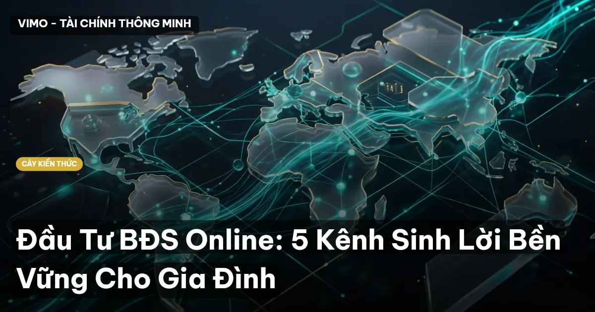 Đầu Tư BĐS Online: 5 Kênh Sinh Lời Bền Vững Cho Gia Đình