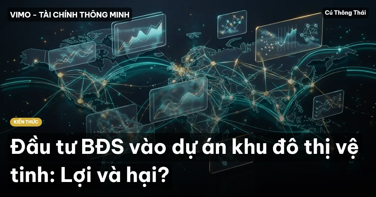 Đầu tư BĐS vào dự án khu đô thị vệ tinh: Lợi và hại?