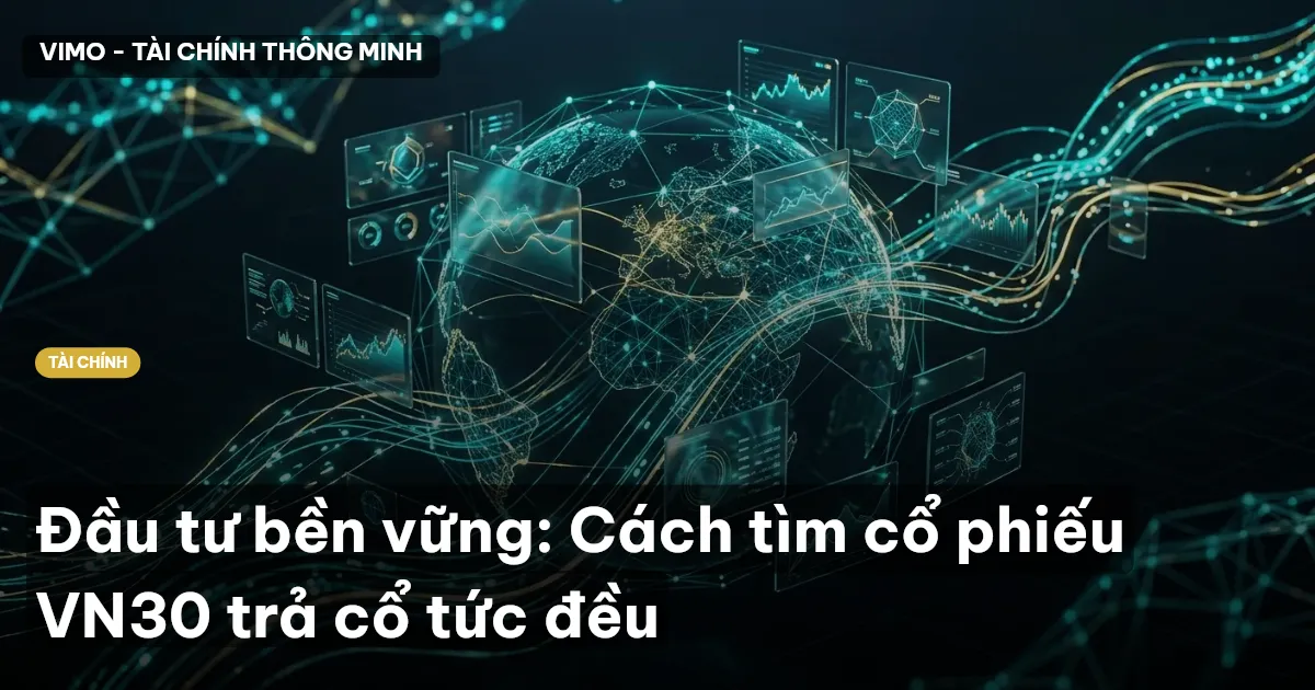 Đầu tư bền vững: Cách tìm cổ phiếu VN30 trả cổ tức đều