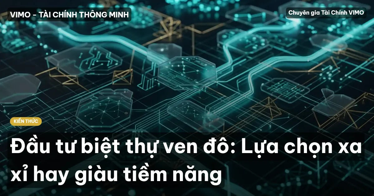 Đầu tư biệt thự ven đô: Lựa chọn xa xỉ hay giàu tiềm năng