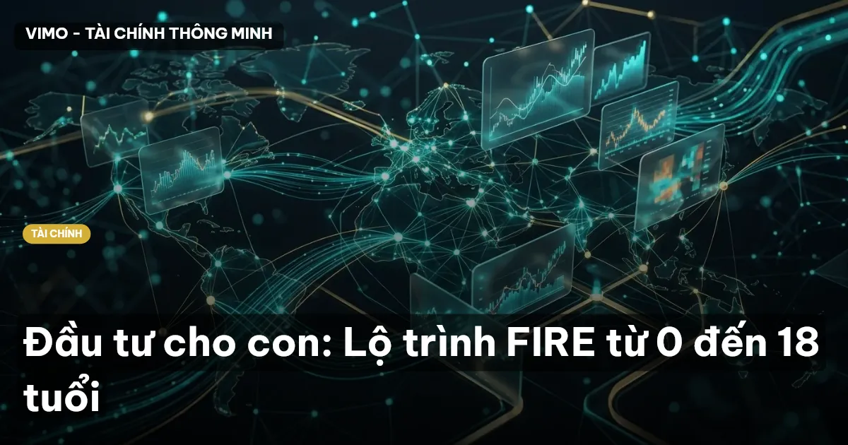 Đầu tư cho con: Lộ trình FIRE từ 0 đến 18 tuổi