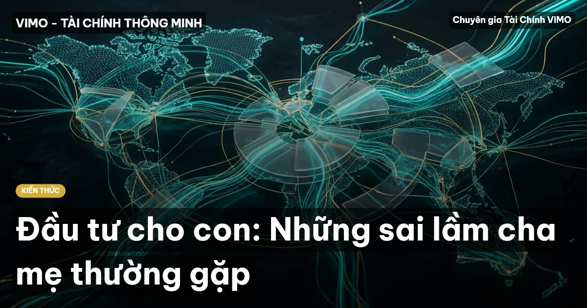 Đầu tư cho con: Những sai lầm cha mẹ thường gặp