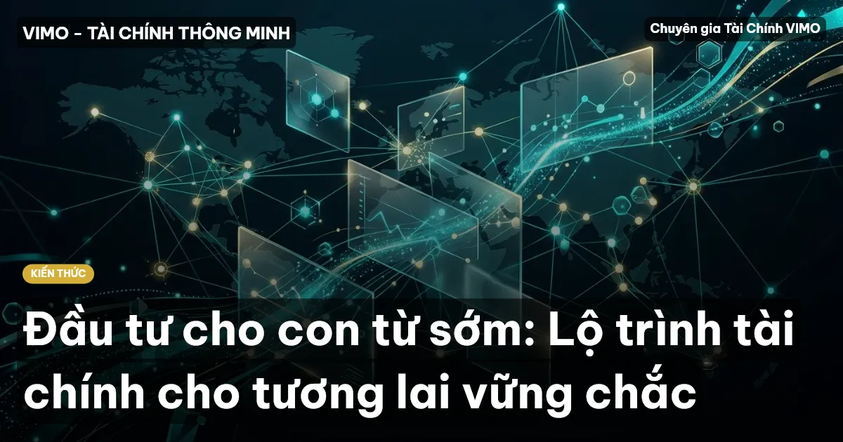 Đầu tư cho con từ sớm: Lộ trình tài chính cho tương lai vững chắc