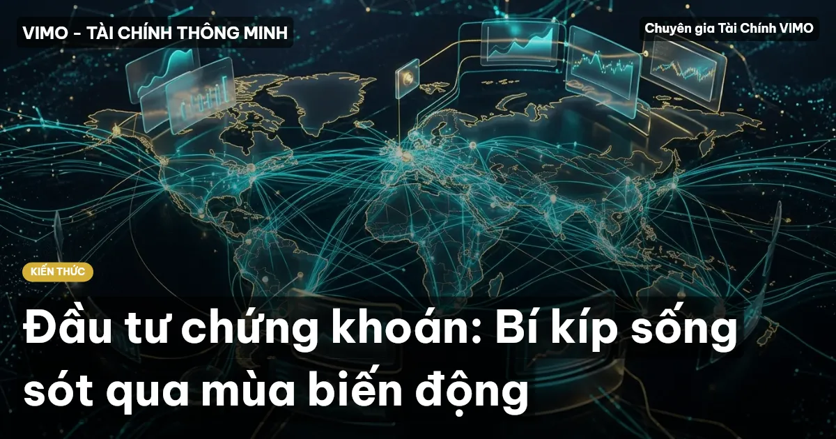 Đầu tư chứng khoán: Bí kíp sống sót qua mùa biến động