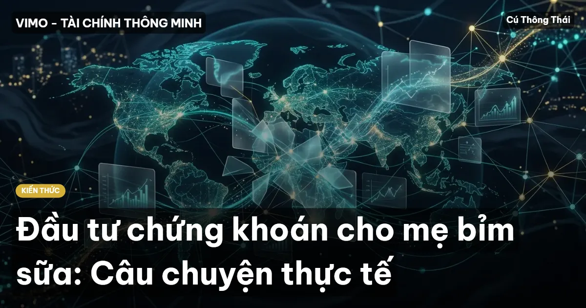 Đầu tư chứng khoán cho mẹ bỉm sữa: Câu chuyện thực tế