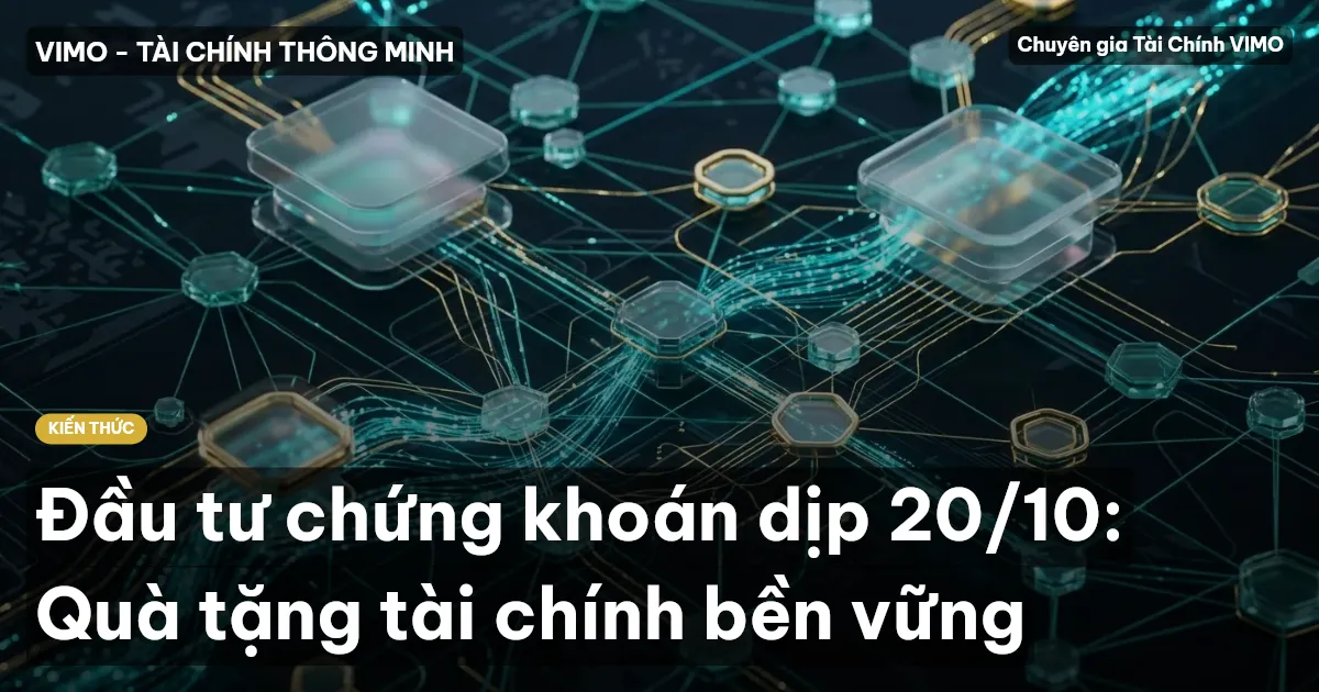 Đầu tư chứng khoán dịp 20/10: Quà tặng tài chính bền vững