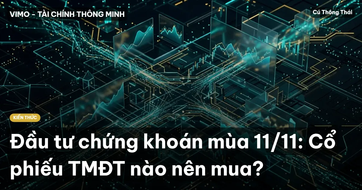 Đầu tư chứng khoán mùa 11/11: Cổ phiếu TMĐT nào nên mua?