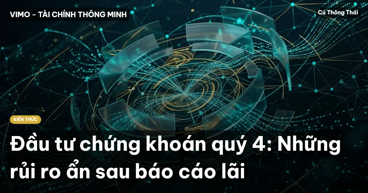 Đầu tư chứng khoán quý 4: Những rủi ro ẩn sau báo cáo lãi