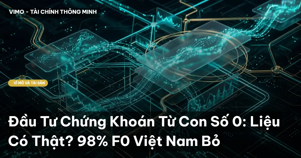 Đầu Tư Chứng Khoán Từ Con Số 0: Liệu Có Thật? 98% F0 Việt Nam Bỏ