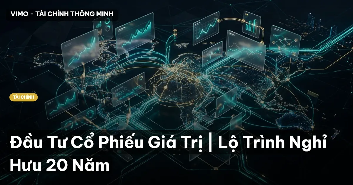 Đầu Tư Cổ Phiếu Giá Trị | Lộ Trình Nghỉ Hưu 20 Năm