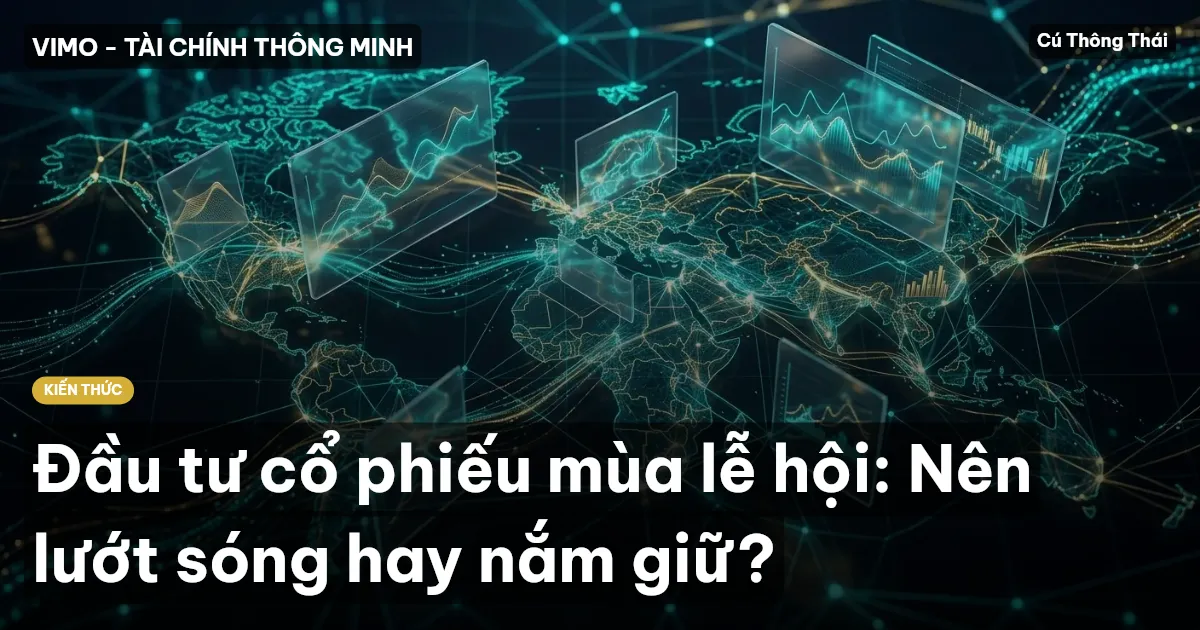 Đầu tư cổ phiếu mùa lễ hội: Nên lướt sóng hay nắm giữ?