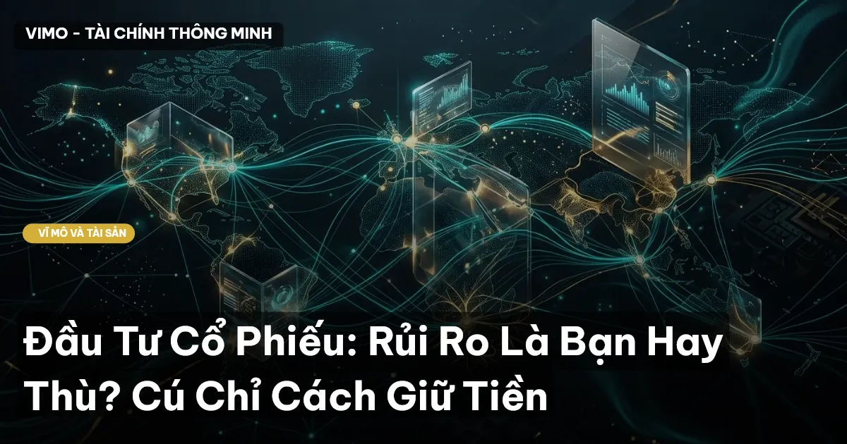 Đầu Tư Cổ Phiếu: Rủi Ro Là Bạn Hay Thù? Cú Chỉ Cách Giữ Tiền