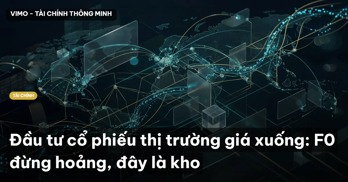Đầu tư cổ phiếu thị trường giá xuống: F0 đừng hoảng, đây là kho