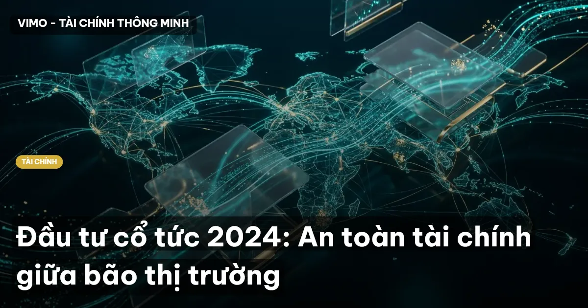 Đầu tư cổ tức 2024: An toàn tài chính giữa bão thị trường